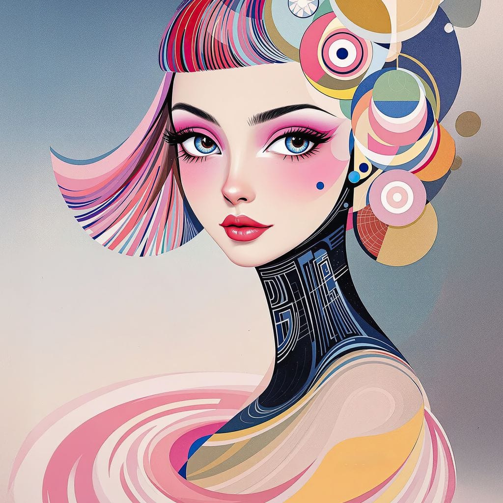 Pastel Elegy Canvas Wall Art