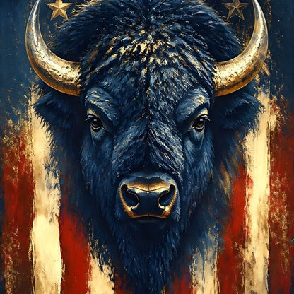 Patriot of the Golden Plains Canvas Wall Art