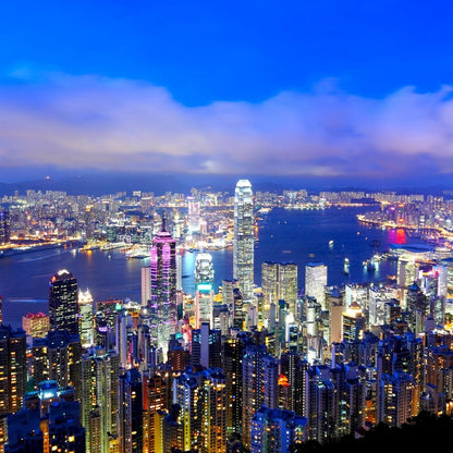 Hong Kong Skyline Canvas Wall Art