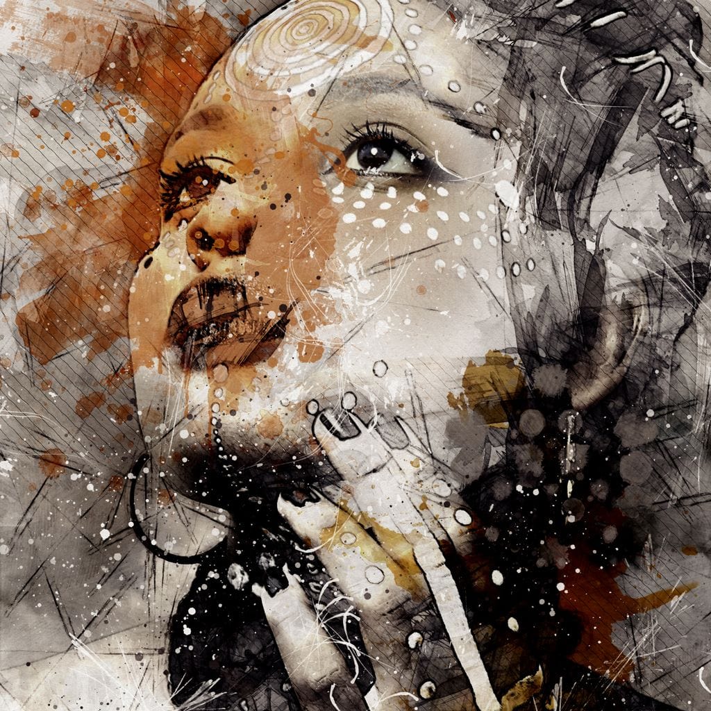 Woman Portrait Canvas Wall Art