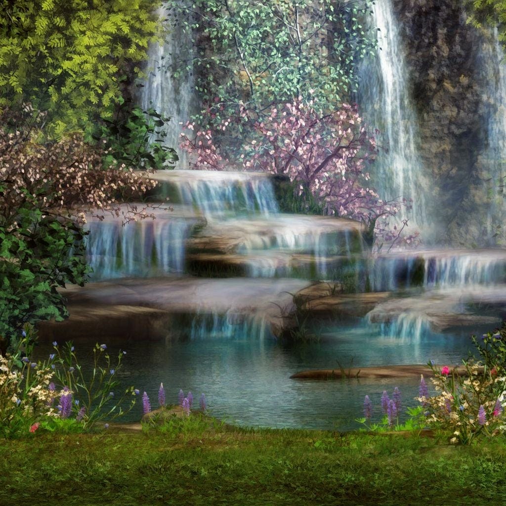 Fairy Cascade Canvas Wall Art