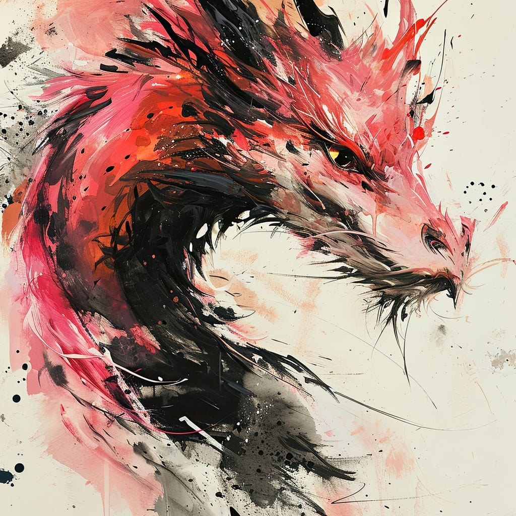 Vibrant Mythical Serenade Canvas Wall Art