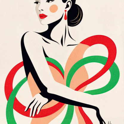 Deco Darling Canvas Wall Art