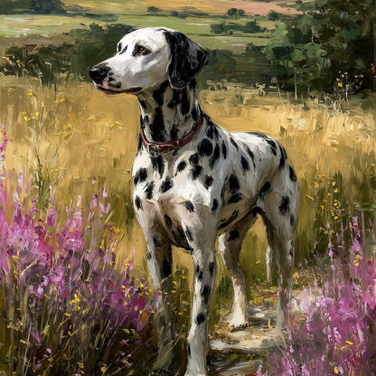 Dalmatian Meadow Pathway Canvas Wall Art