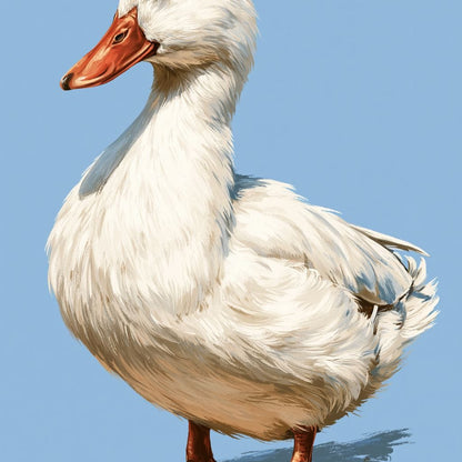 Noble Duck Standing Tall Canvas Wall Art