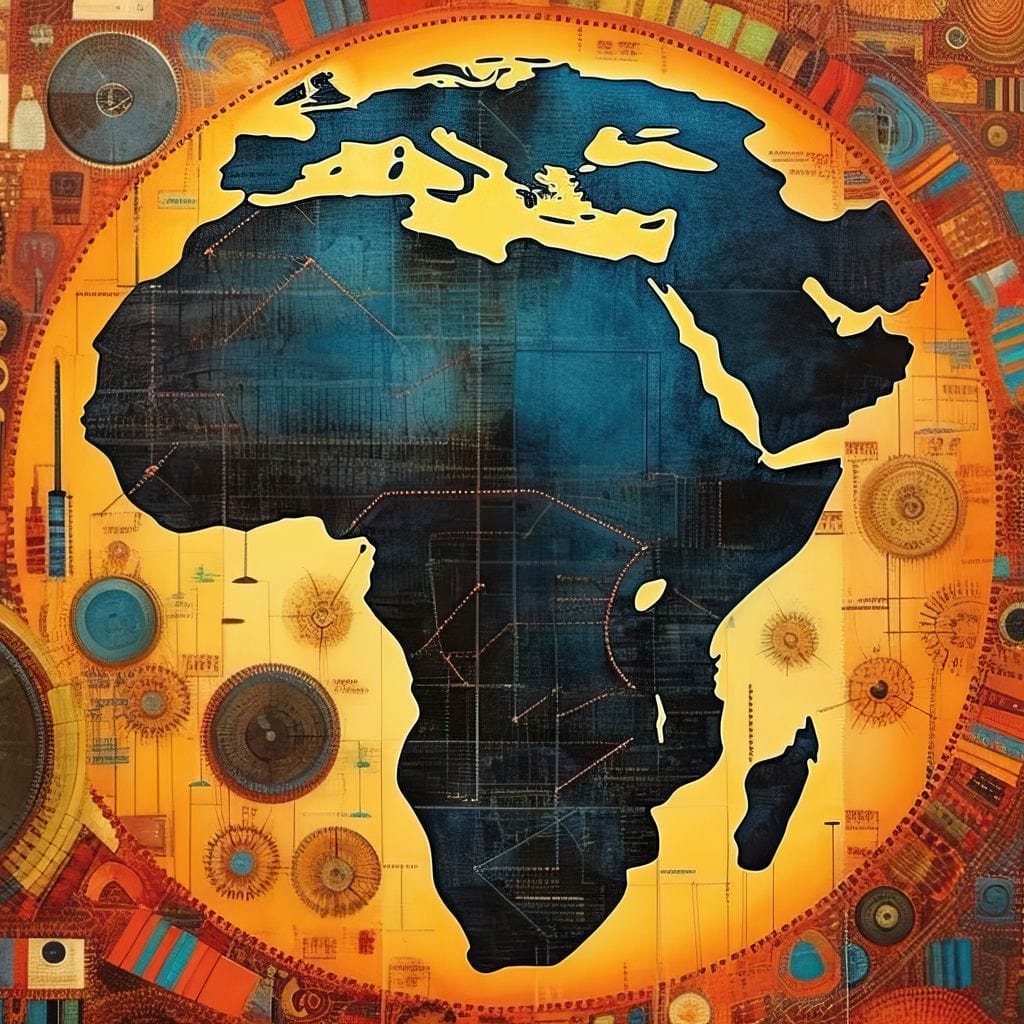 My World Africa Canvas Wall Art