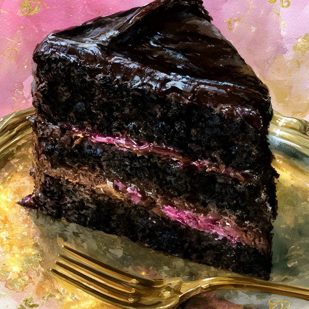 Decadent Slice Of Midnight Canvas Wall Art