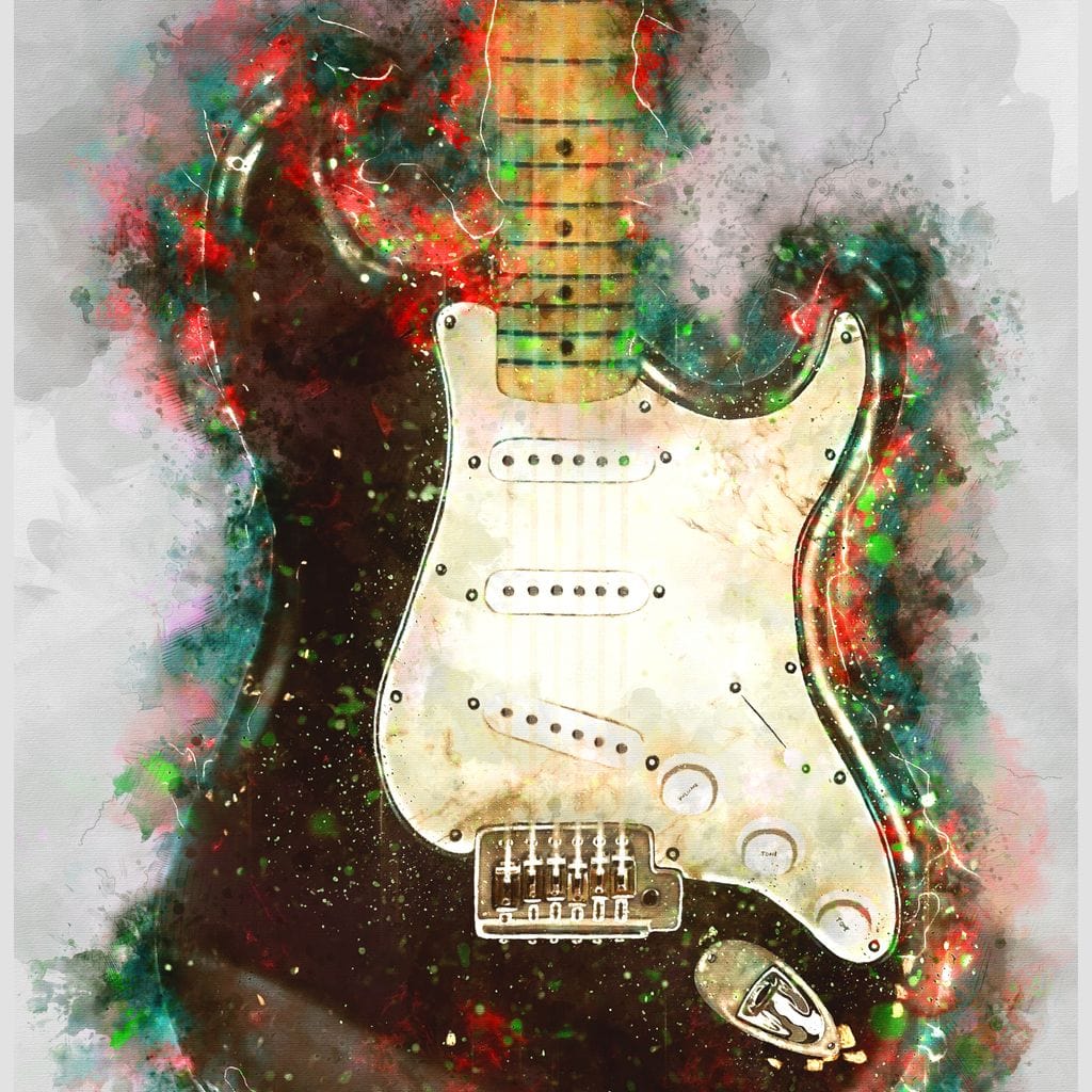 Eric Clapton's Guitar Canvas Wall Art