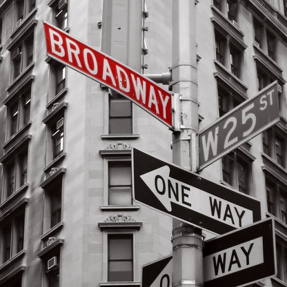 Broadway Canvas Wall Art