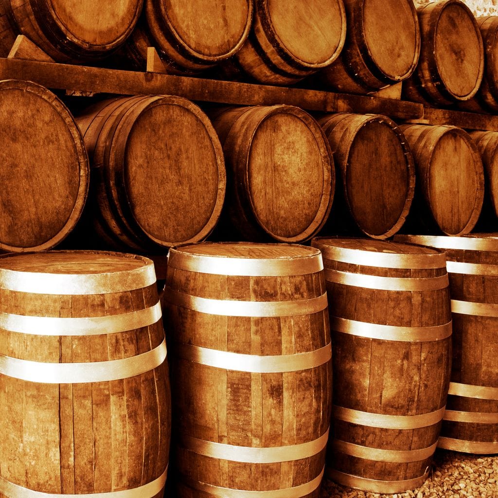 Tequila Barrels Canvas Wall Art