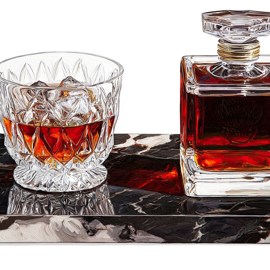 Refined Spirits Elegance Canvas Wall Art