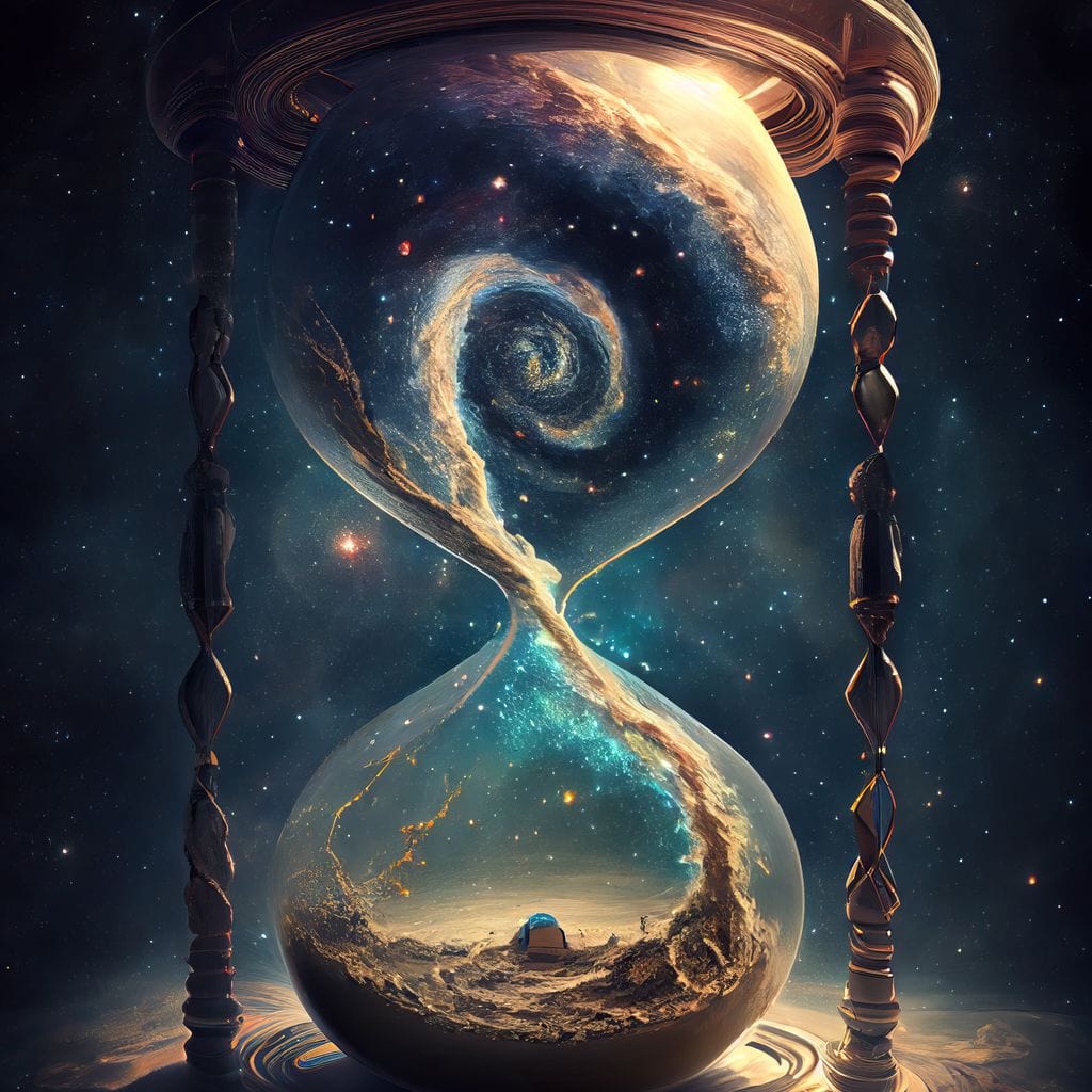 Flow of Time Canvas Wall Art