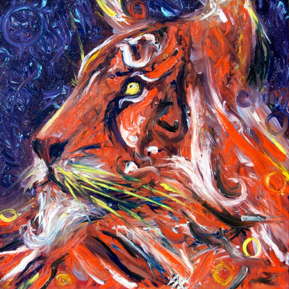 Whiskers Canvas Wall Art