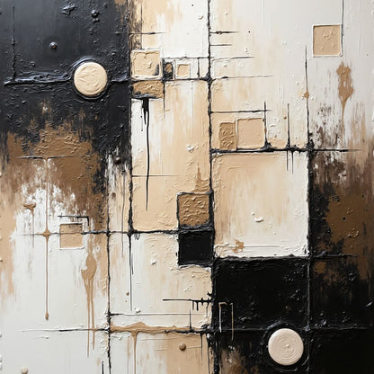 Fading Coordinates Canvas Wall Art