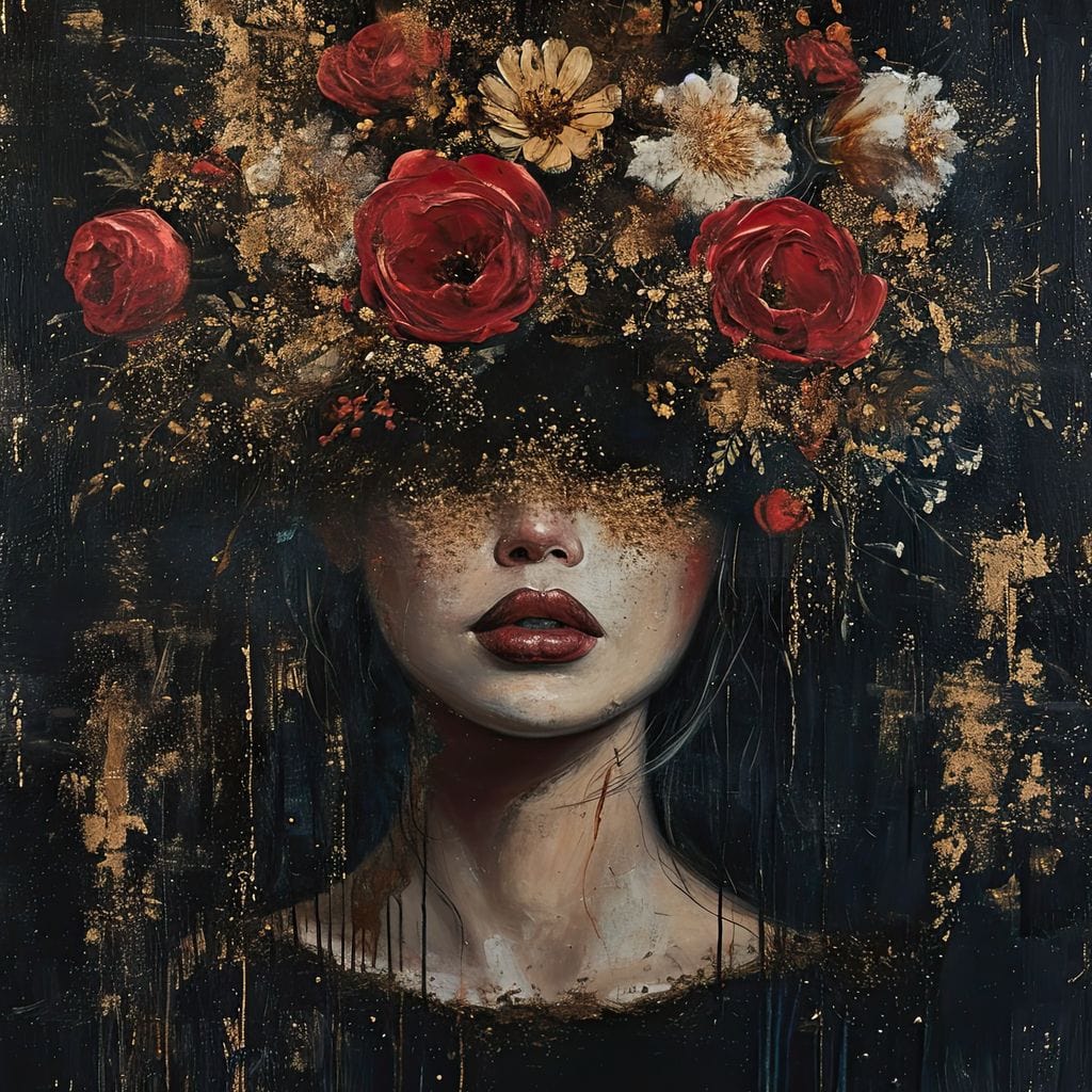 Bloom of the Nightfall Canvas Wall Art