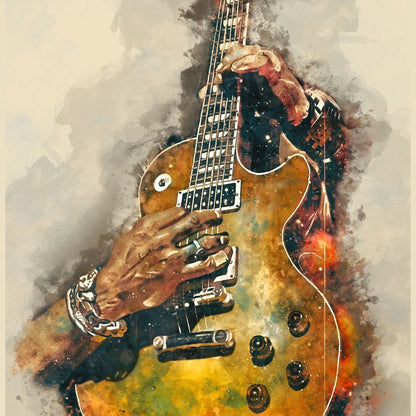Slash's Electric Guitar Canvas Wall Art