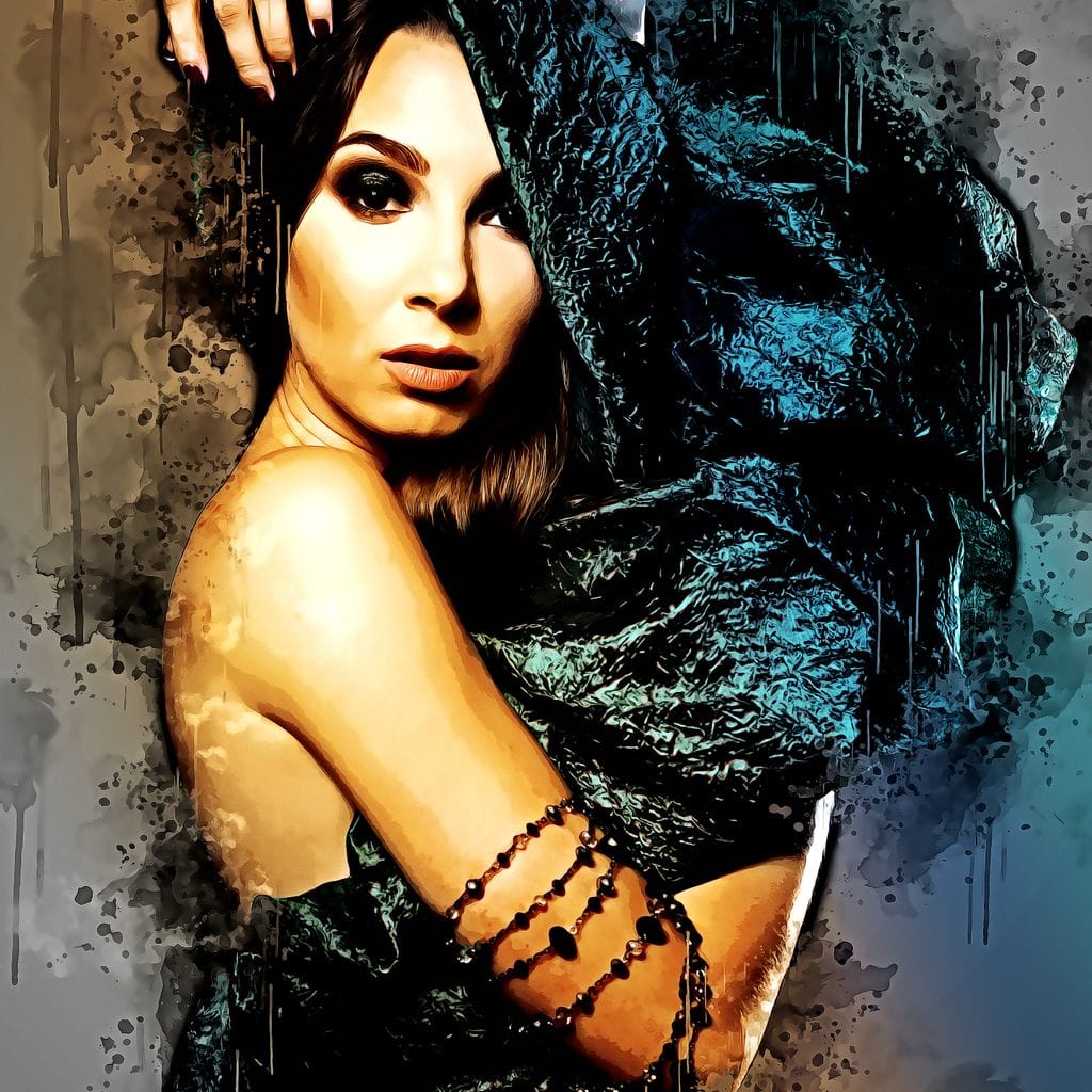 Covered by Beauty Canvas Wall Art