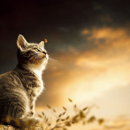 Cat Canvas Wall Art
