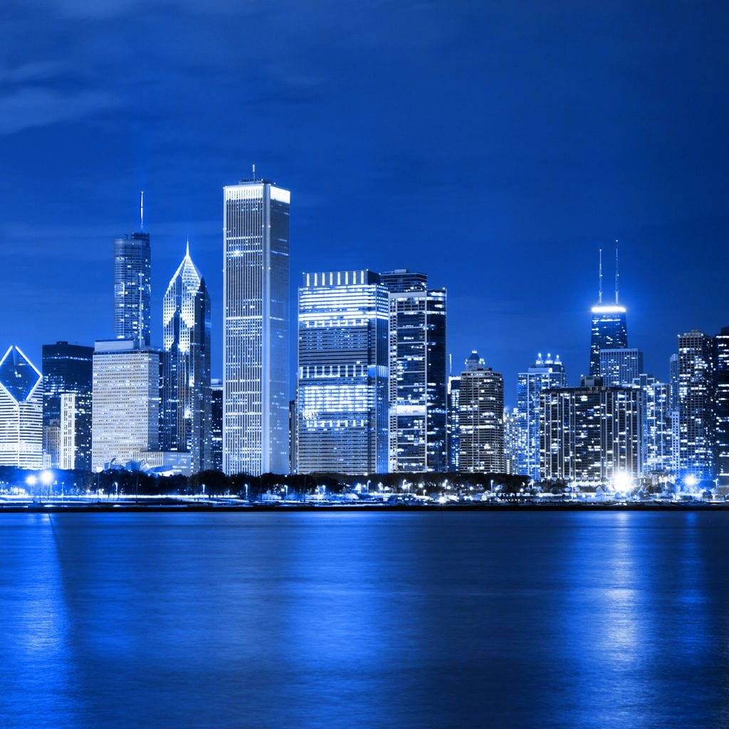 Chicago Skyline Canvas Wall Art