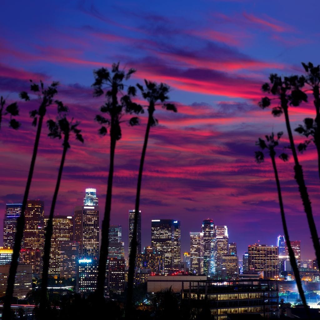 Downtown LA Canvas Wall Art