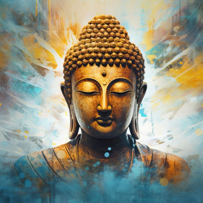 Buddha's Mystical Mural Canvas Wall Art