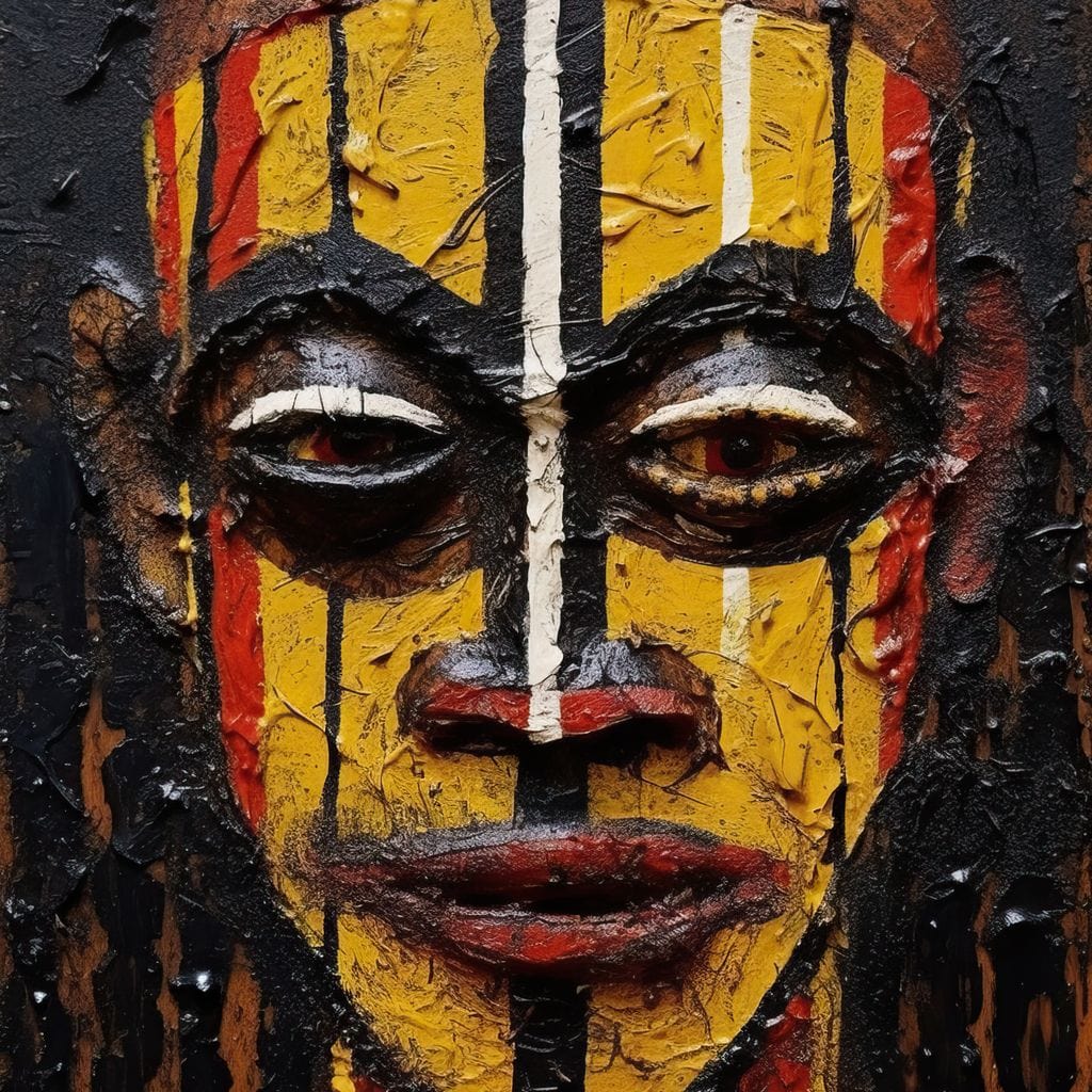 Tribal Mask 09 Canvas Wall Art