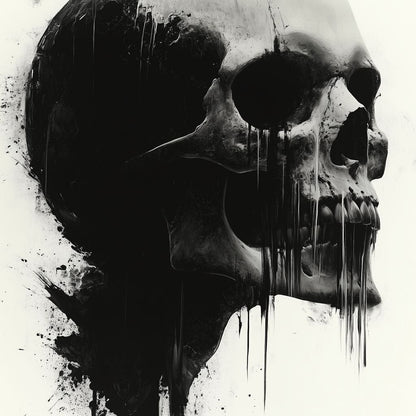 Morality's Black Veil Canvas Wall Art