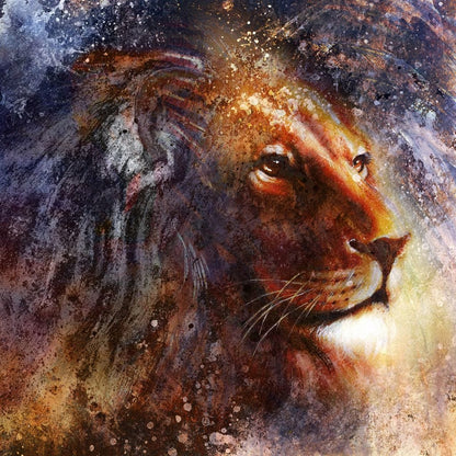 Glory Lion Canvas Wall Art