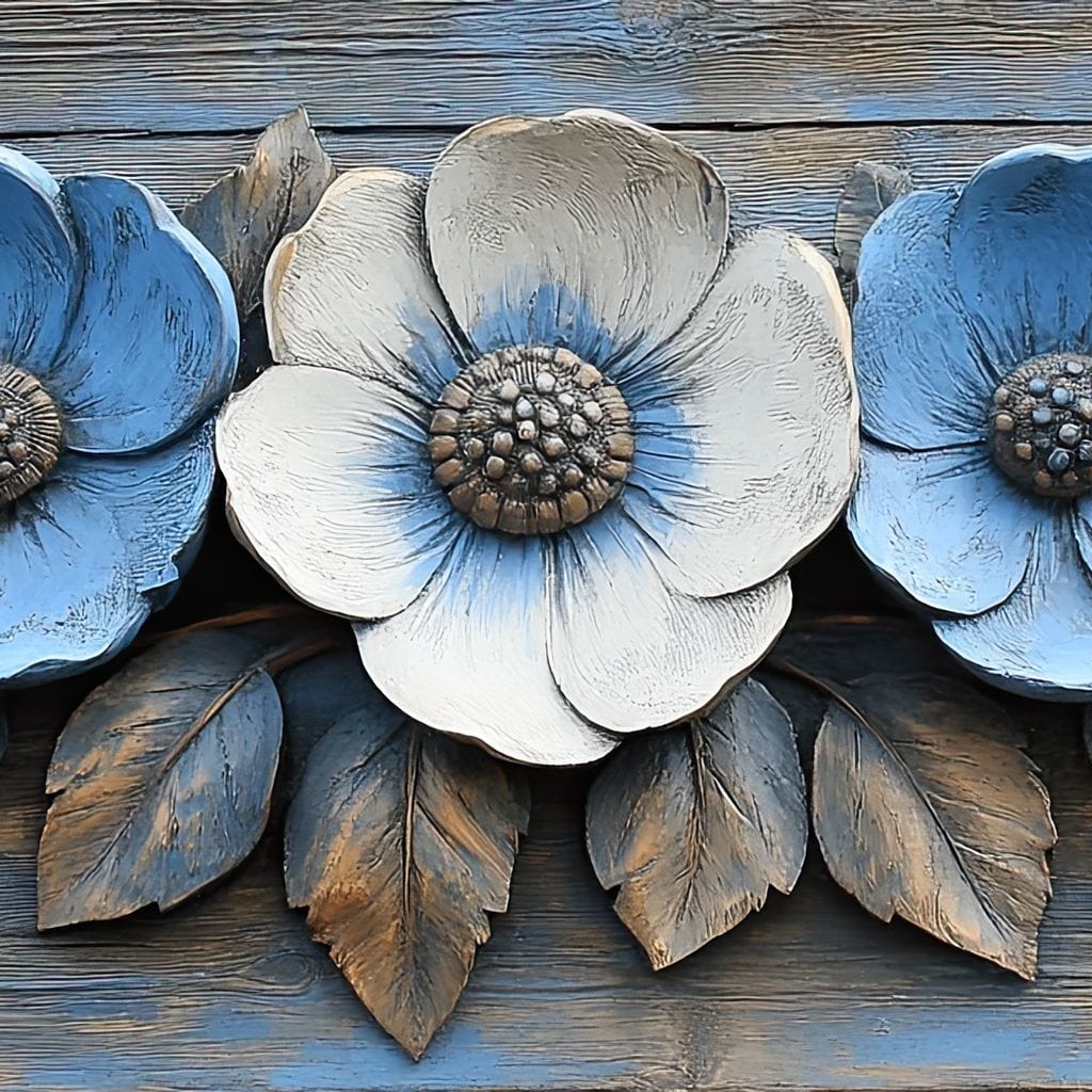 Rustic Bloom Harmony Canvas Wall Art