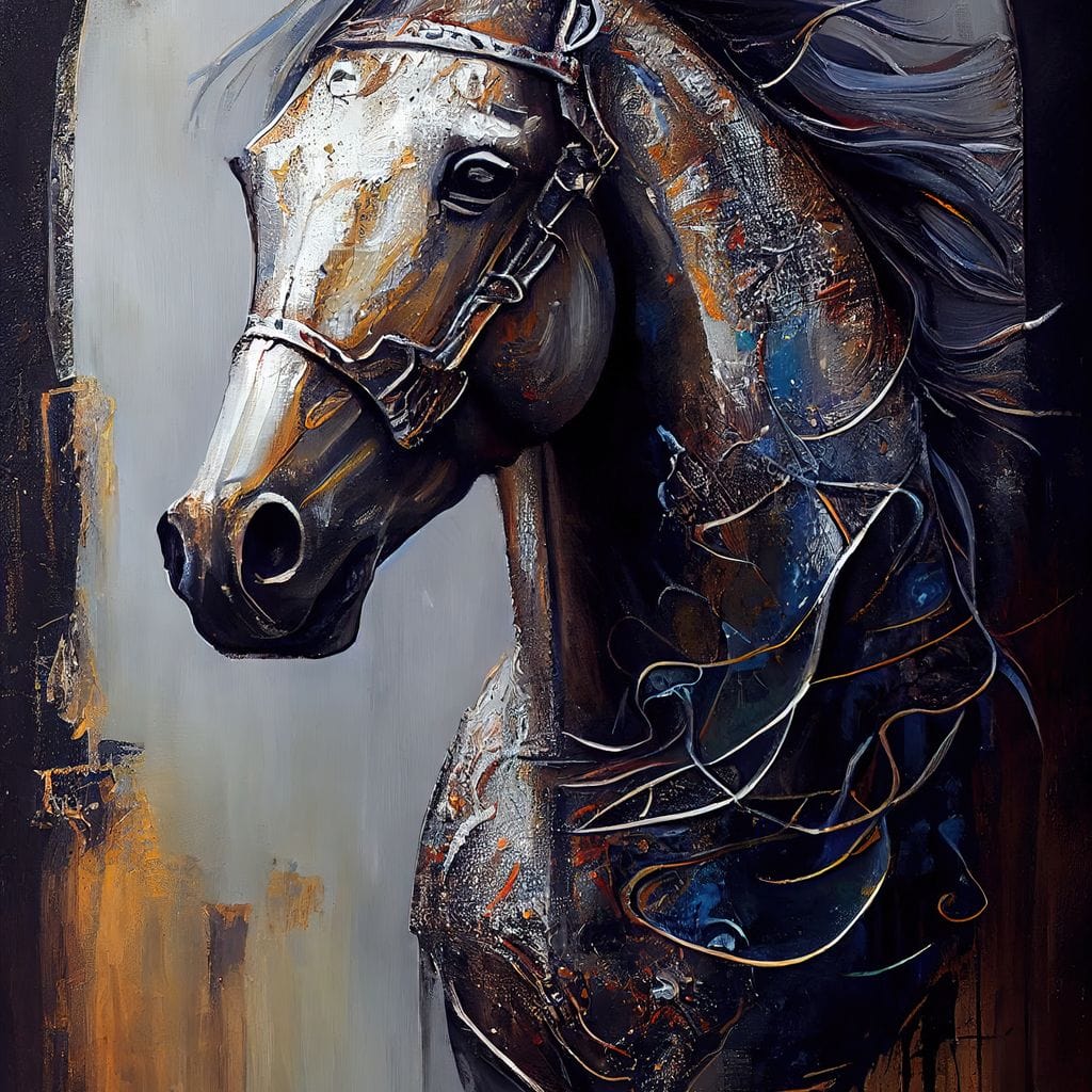 Soulful Steed Canvas Wall Art