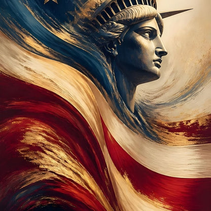 Liberty Rising Canvas Wall Art