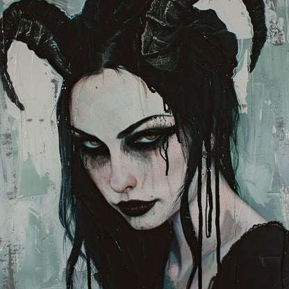 Midnight Enchantment Unveiled Canvas Wall Art