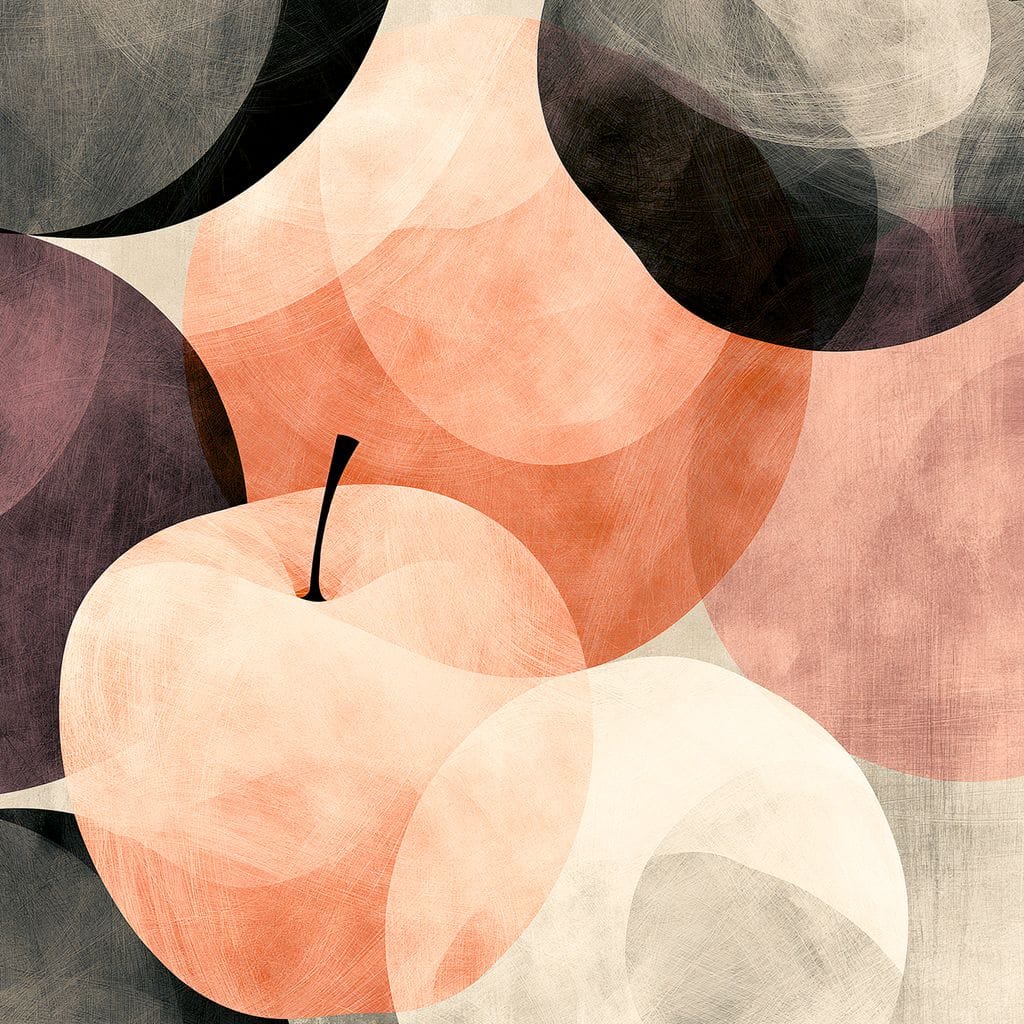 Orchard Shadows at Golden Hour Canvas Wall Art