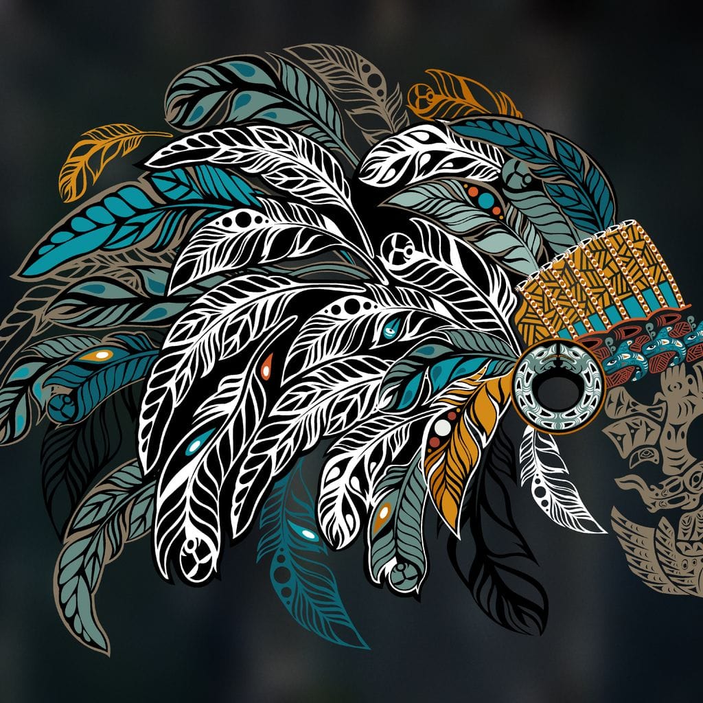 Ornamental Skull Canvas Wall Art