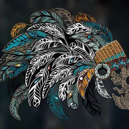 Ornamental Skull Canvas Wall Art