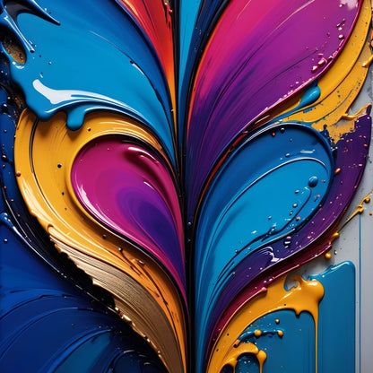 Colorful Love 02 Canvas Wall Art