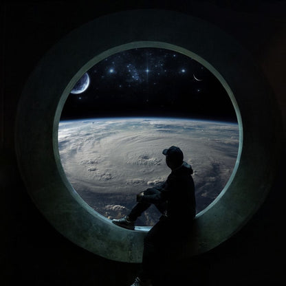 Planet View Canvas Wall Art