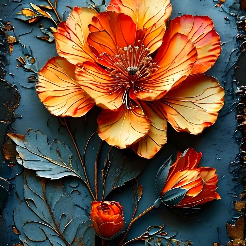 Summer Blossom 001 Canvas Wall Art