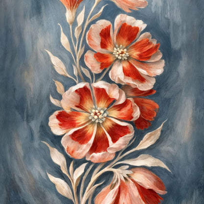 Emberlight Florals Canvas Wall Art