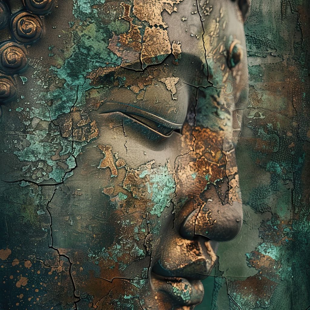 Ancient Tranquility Heritage Canvas Wall Art