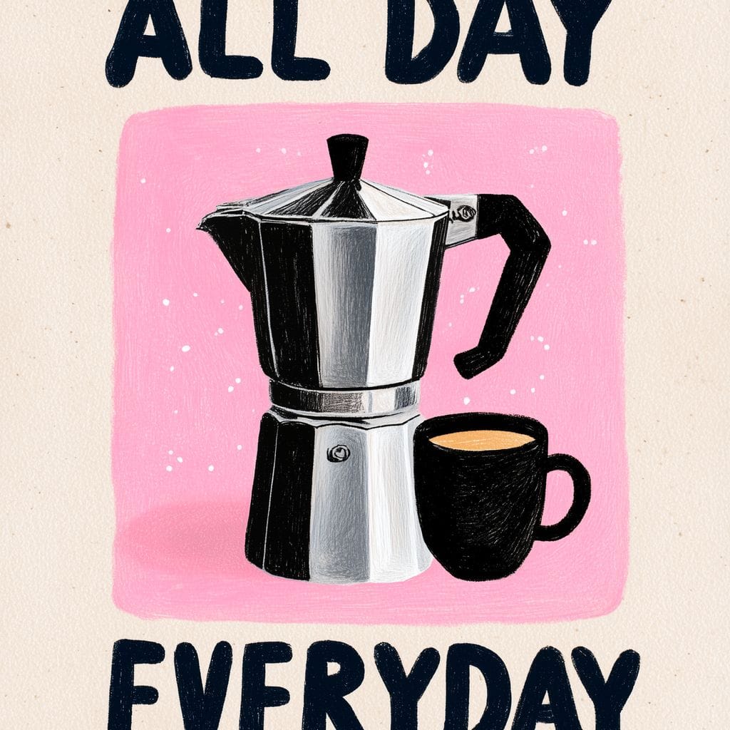 All Day Coffee Ritual Canvas Wall Art
