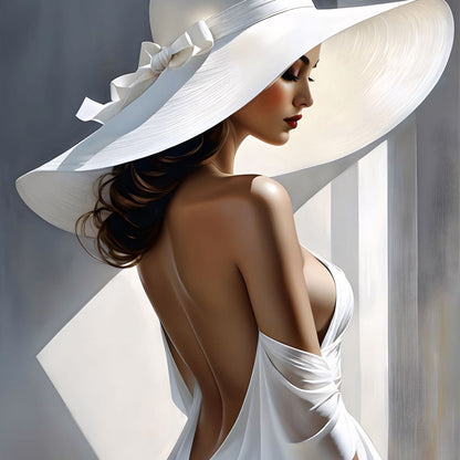 Female Portrait 350 Canvas Wall Art