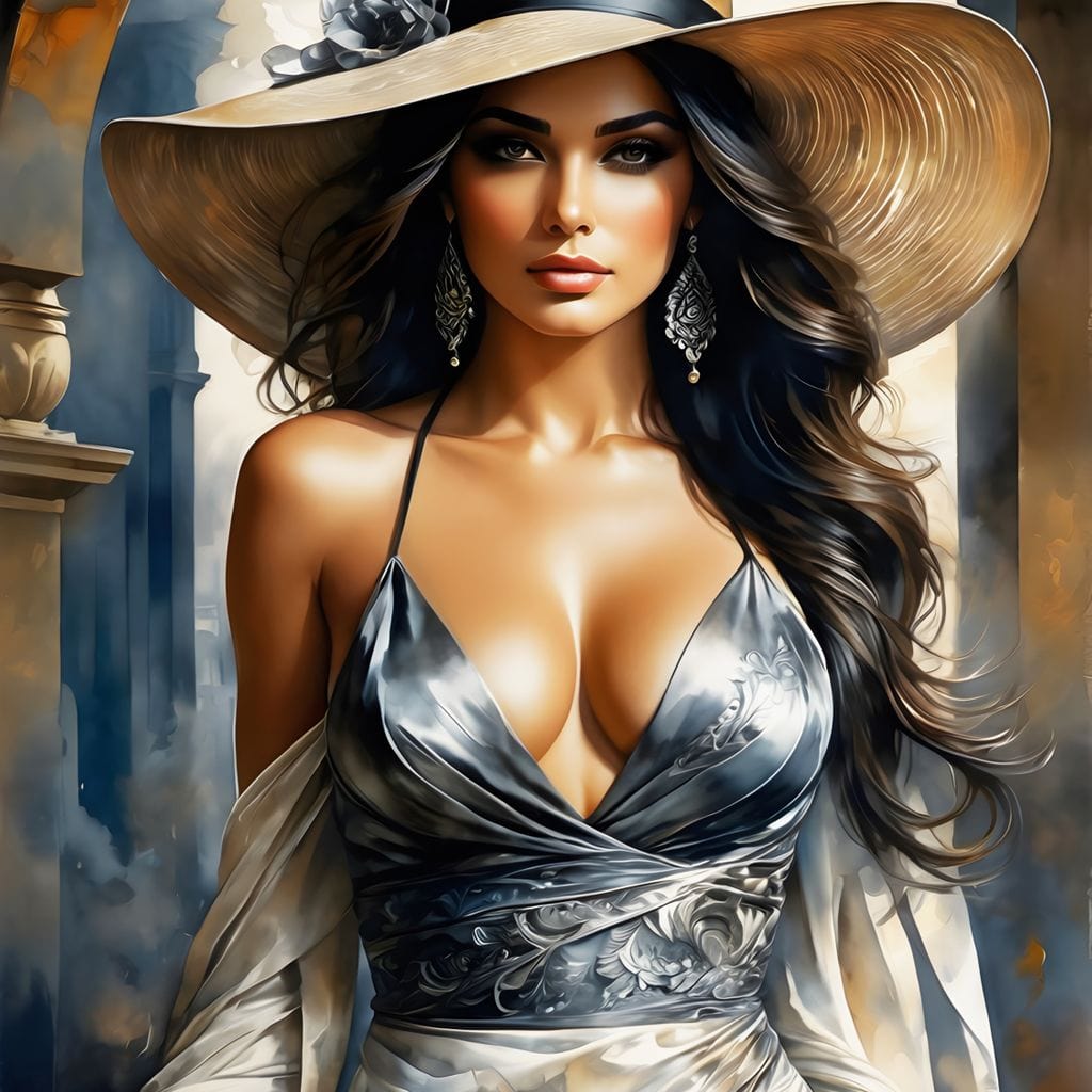 Female Portrait 285 Canvas Wall Art