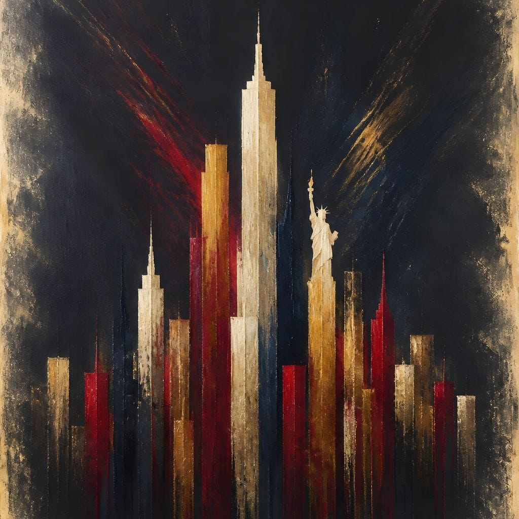 Gilded Heights of a Proud Nation Canvas Wall Art