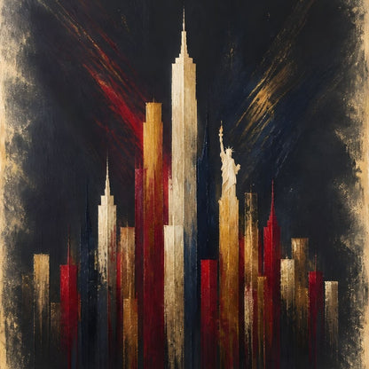 Gilded Heights of a Proud Nation Canvas Wall Art