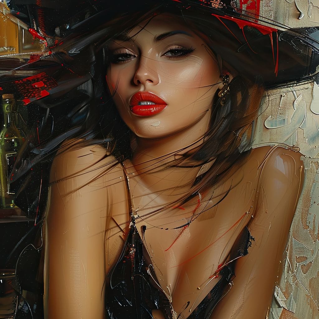 Sable Fedora Canvas Wall Art