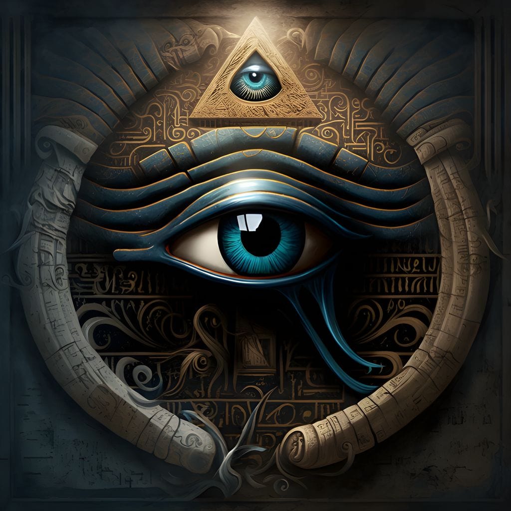 Eye Of Horus Canvas Wall Art