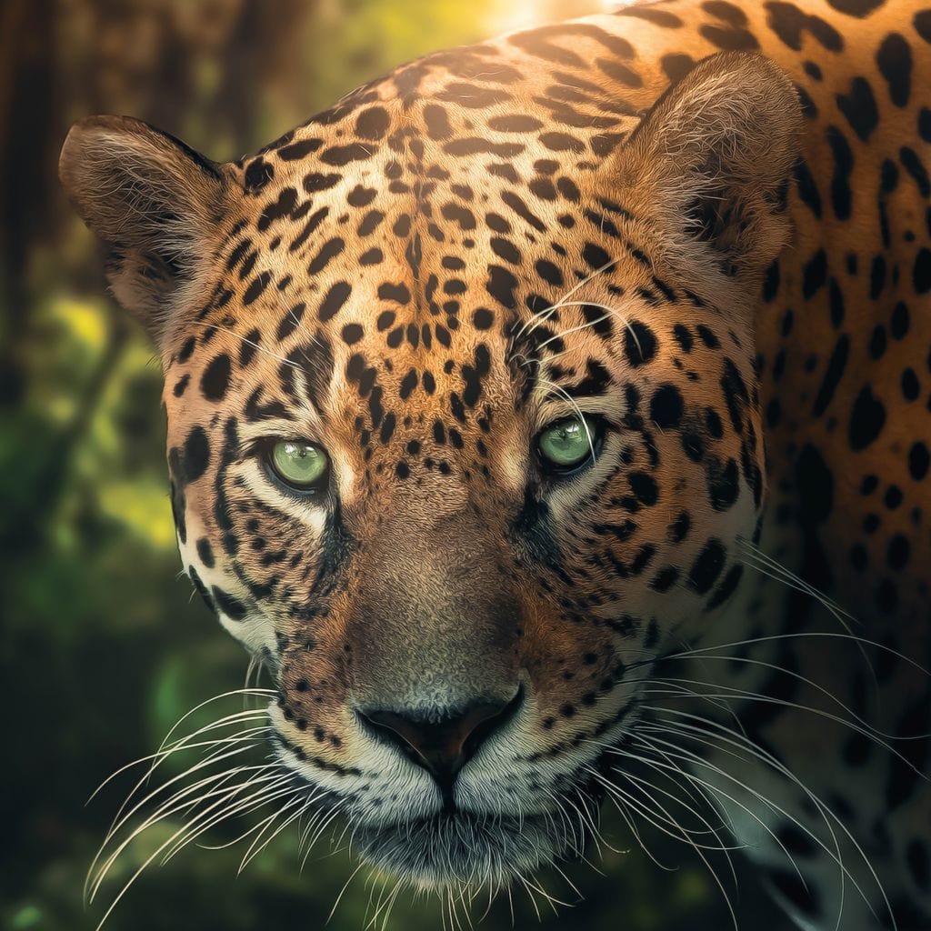 Leopard Amazone Canvas Wall Art