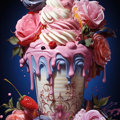 Candy Ice Cream Canvas Wall Art