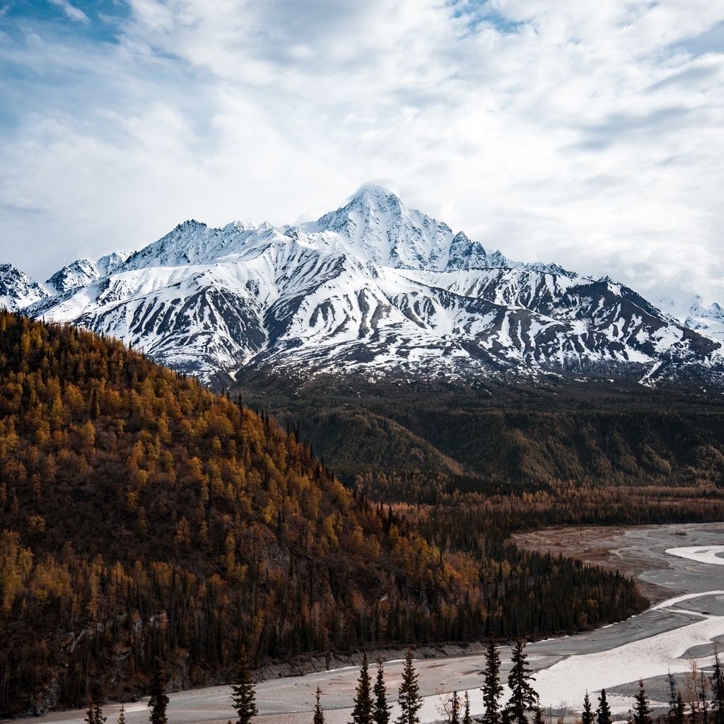 Alaskan Autumn Canvas Wall Art